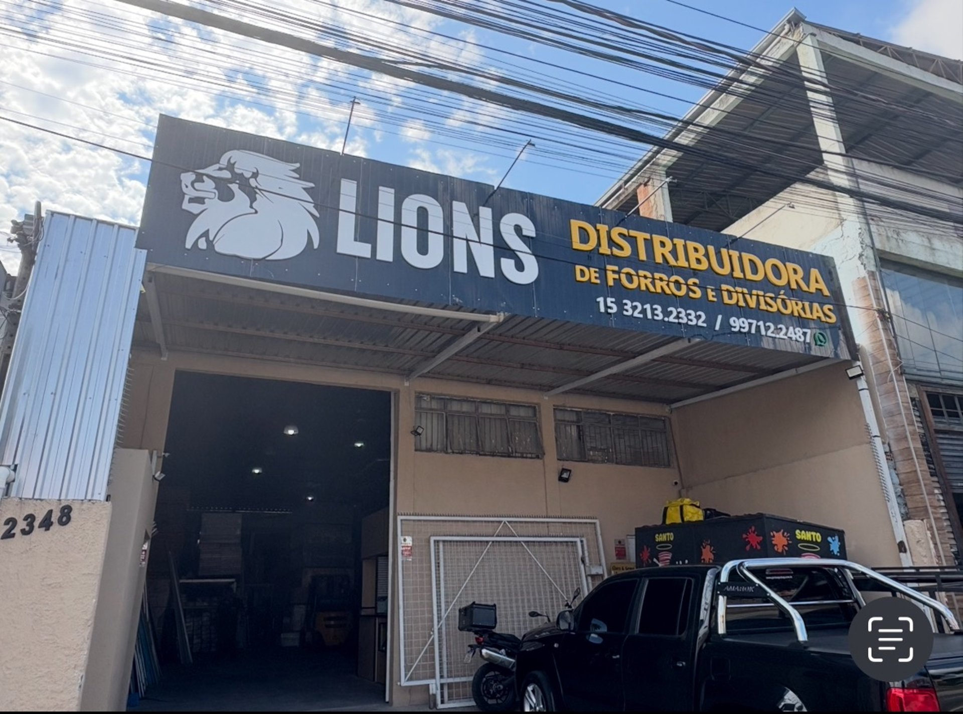 Fachada da Lions Distribuidora em Sorocaba